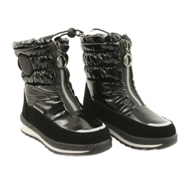 Botas de nieve para niños Miss Evento 21DZ23-4324 Negro 4