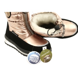 Botas de nieve para niños Miss Evento 21DZ23-4324 Gold dorado 4