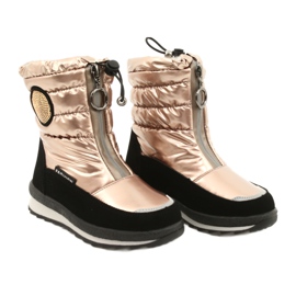 Botas de nieve para niños Miss Evento 21DZ23-4324 Gold dorado 3