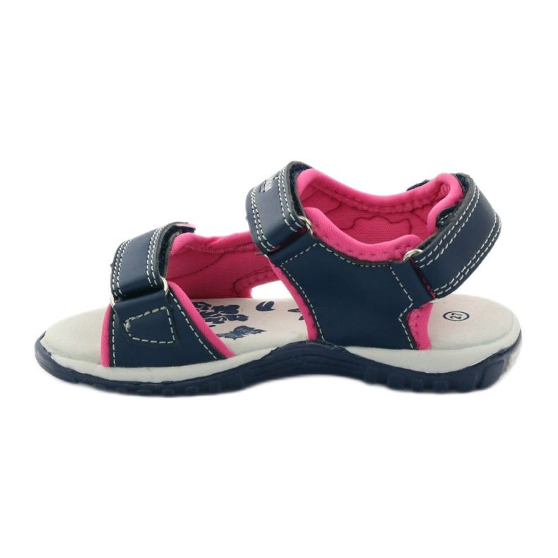 American Club Sandalias deportivas Granat American 6353 azul marino azul rosado 2