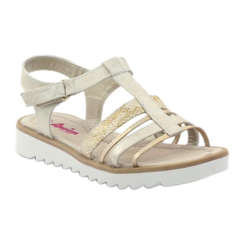 American Club Sandalias gladiadoras americanas 16903 rosado 1