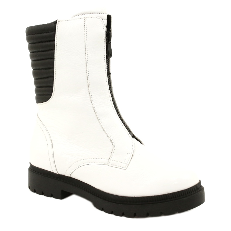 Botas de mujer blancas Caprice 9-25454-27 108 White Naplak blanco negro 4