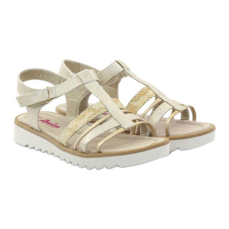American Club Sandalias gladiadoras americanas 16903 rosado 4