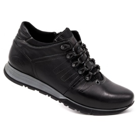 Olivier Zapatos hombre botines piel 920MP negro 2
