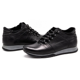 Olivier Zapatos hombre botines piel 920MP negro 7
