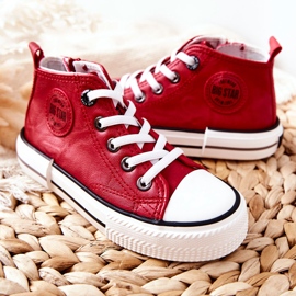 Zapatillas altas para niños Big Star II374005 Rojo 6