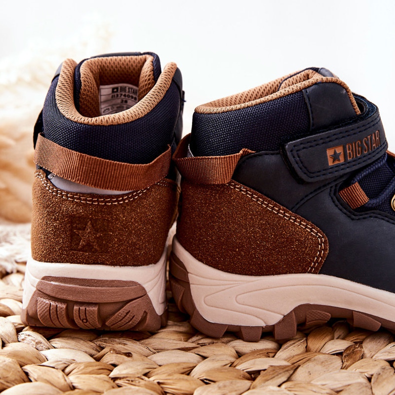 Zapatos Trekking Niños Big Star II374098 Azul Marino 1