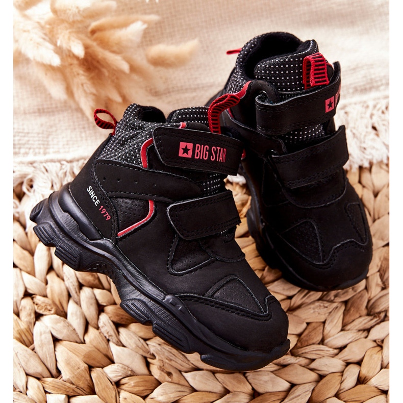 Zapatos Trekking Niños Negros Big Star II374097 2