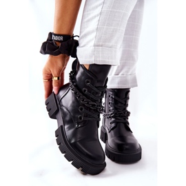 FB2 Botas de cuero Workers Black Izzy negro 6