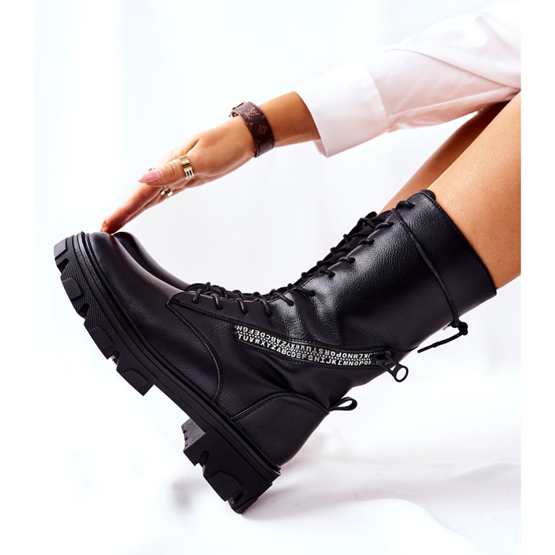 Botas Negras Glany Sergio Leone TR747 Negra negro 1