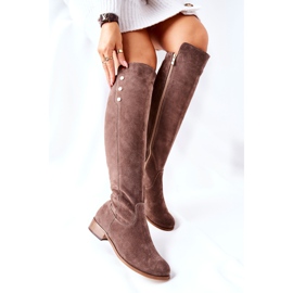 Lewski Shoes Botas de Piel Ante Lewski 2840 Marrón 3