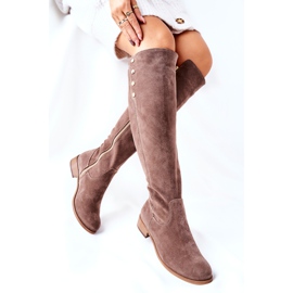 Lewski Shoes Botas de Piel Ante Lewski 2840 Marrón 2