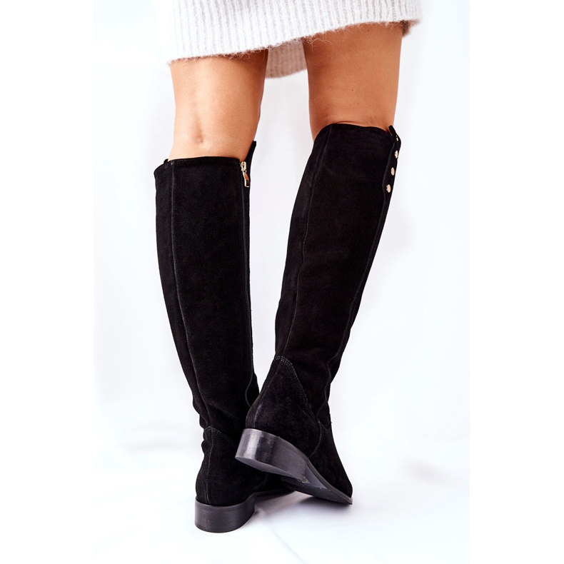 Lewski Shoes Botas de Piel Ante Lewski 2840 Negro 1