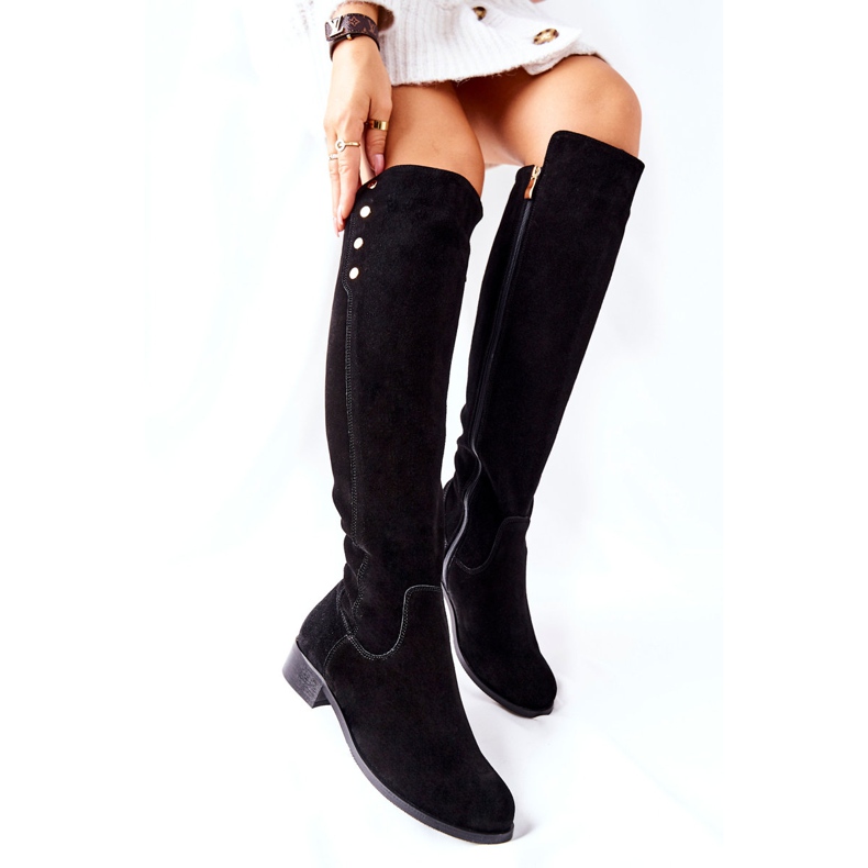 Lewski Shoes Botas de Piel Ante Lewski 2840 Negro 2