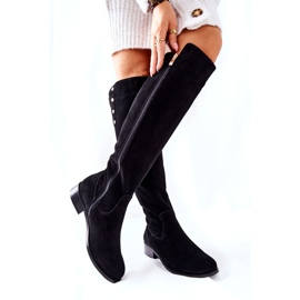 Lewski Shoes Botas de Piel Ante Lewski 2840 Negro 5