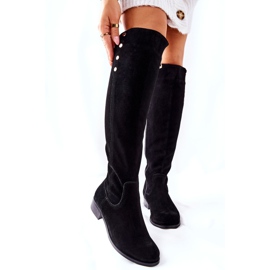 Lewski Shoes Botas de Piel Ante Lewski 2840 Negro 6