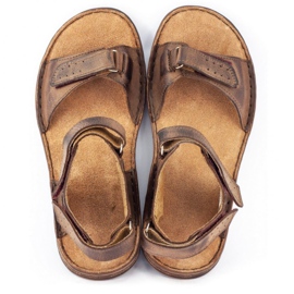 Sandalias hombre piel Komodo 881K marrón 3