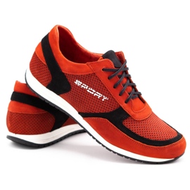 Polbut Calzado deportivo de hombre C47P rojo con negro 4