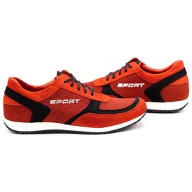 Polbut Calzado deportivo de hombre C47P rojo con negro 5