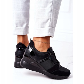 Deportivas Cuña Vinceza 10606 Negro 4