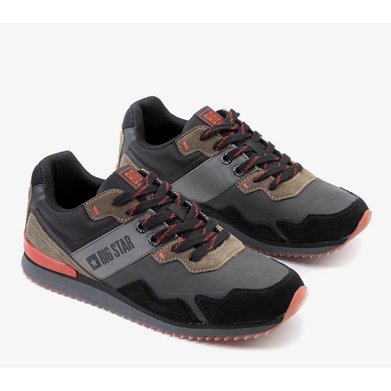 Zapatillas deportivas de hombre Acosta Big Star negras negro 1