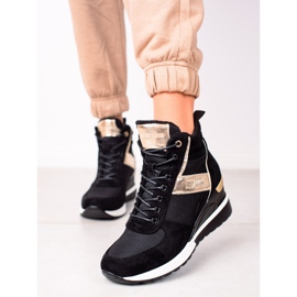 W. Potocki Zapatillas De Cuña Potocki negro 2