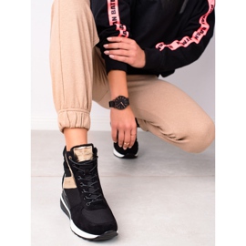 W. Potocki Zapatillas De Cuña Potocki negro 3