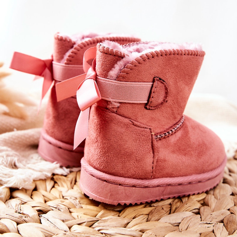FR1 Botas de nieve cálidas para niños Pink Funky rosado 2