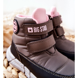 Botas de nieve para niños Memory Foam Big Star II374071 Szare negro gris 1 Botas de nieve para niños Memory Foam Big Star II374071 Szare negro gris 1