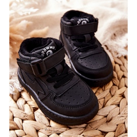 Calzado Deportivo Infantil Alto Aislante Negro Clafi 4