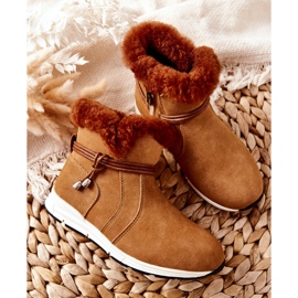 Botas de nieve para niños Big Star BB374058BS Camel marrón 2 Botas de nieve para niños Big Star BB374058BS Camel marrón 2