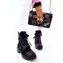 Botas de ante Workery Lewski Shoes Tied 3069 Black negro 3