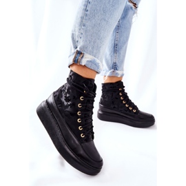 Lewski Shoes Zapatos Deportivos de Cuero Lewski 3034 Black Camo negro 4