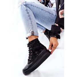 Lewski Shoes Zapatos Deportivos de Cuero Lewski 3034 Black Camo negro 7