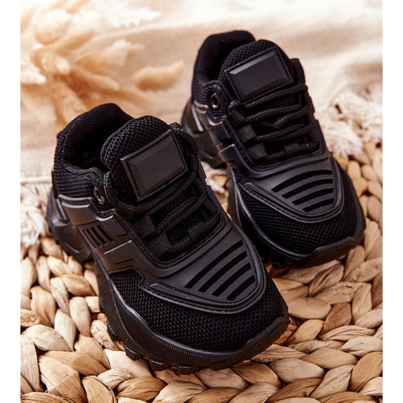 FR1 Zapatos deportivos negros Freak Out para niños 1