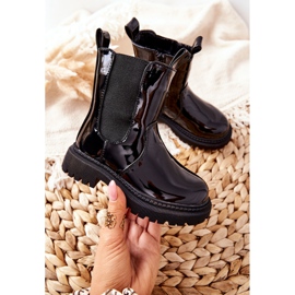 FR1 Botas Infantiles Lacadas Cálidas Aletris Negra negro 3