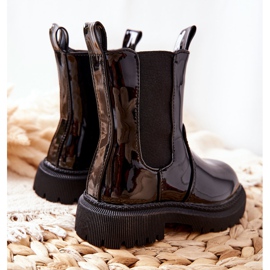 FR1 Botas Infantiles Lacadas Cálidas Aletris Negra negro 5