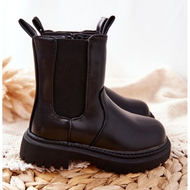 FR1 Botas cálidas para niños Aletris negras negro 2