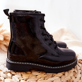 Vinceza Botas de Abrigo Infantil Lacado Negro Gessa 3