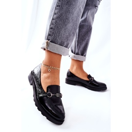 Zapato piel Nicole Lacado Negro 2667 3