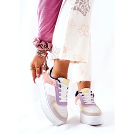 Zapatillas Deportivas Zapatillas En La Plataforma Freedom Blanca Y Amarilla blanco multicolor 7