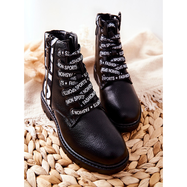 Vinceza Botas Infantiles Trabajadores Negro Pomeroy 1