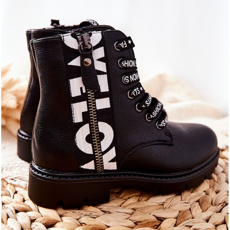 Vinceza Botas Infantiles Trabajadores Negro Pomeroy 2