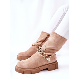 FB2 Botas Ante Trabajadores Beige Hellio 6