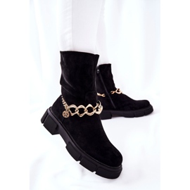 FB2 Botas de trabajo negras de ante Hellio negro 3