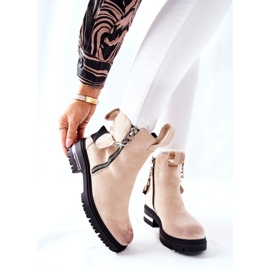 PS1 Botas aislantes con cremallera Beige Cortona 2 PS1 Botas aislantes con cremallera Beige Cortona 2