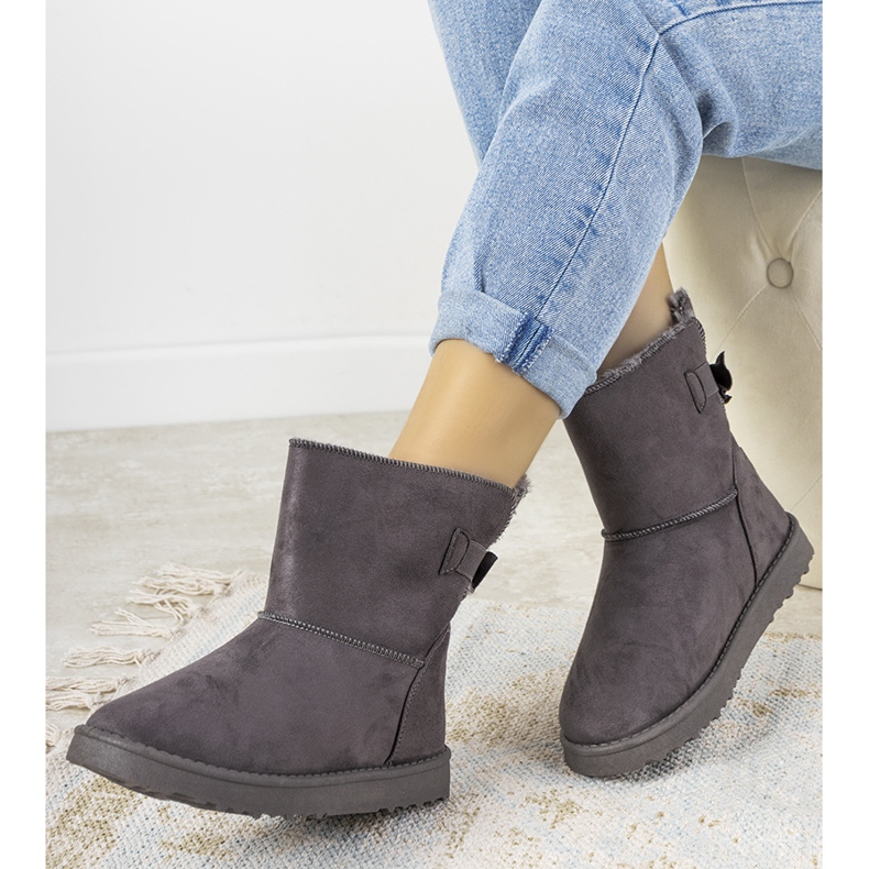 Botas de invierno grises para mujer Cross Jeans Lomeli 1