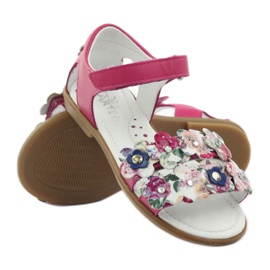 Sandalias gladiadoras Bartek 16168 rosa multicolor 2