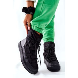 S.Barski Botas de nieve cálidas negras para mujer Cironeus negro 6