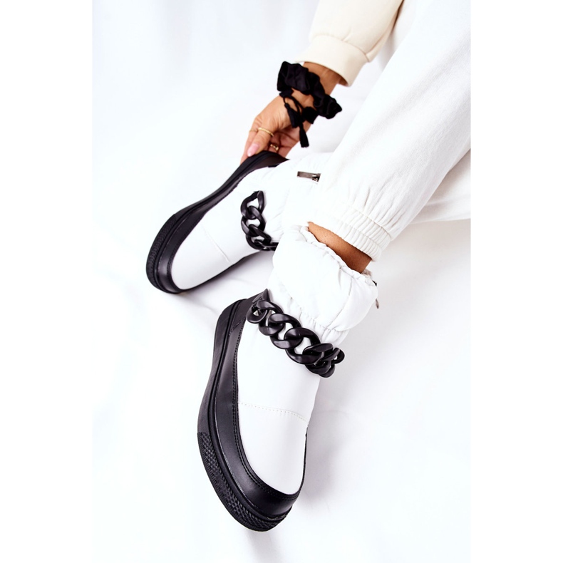 S.Barski Botas de nieve cálidas Khariche blancas para mujer blanco 1